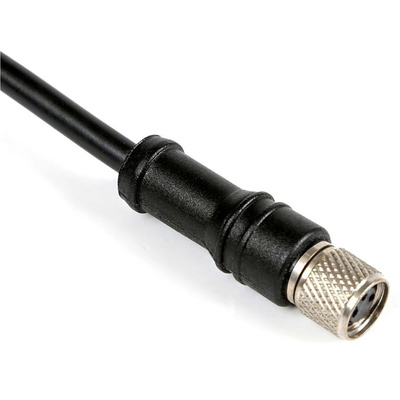 RS PRO Straight Female 3 way M8 to Unterminated Sensor Actuator Cable, 2m