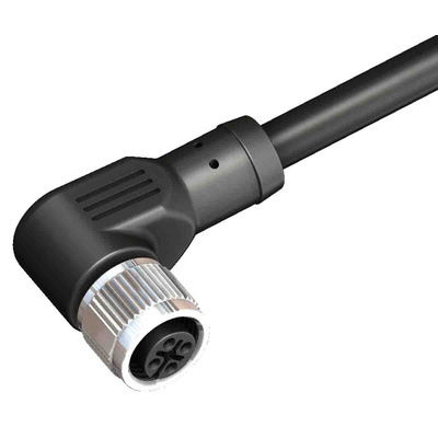RS PRO 4 way M12 to Unterminated Cable