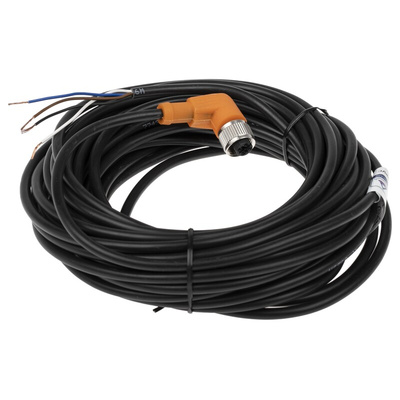 RS PRO Right Angle Female 4 way M12 to Unterminated Sensor Actuator Cable, 10m