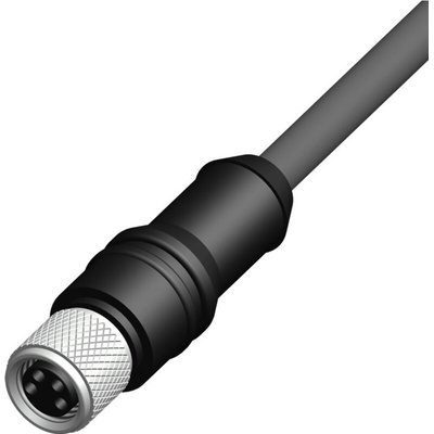 RS PRO Straight Female 4 way M8 to Unterminated Sensor Actuator Cable, 2m