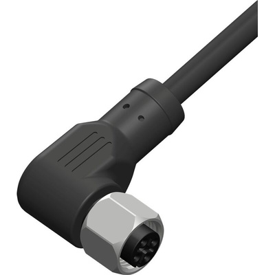 RS PRO Right Angle Female 4 way M12 to Unterminated Sensor Actuator Cable, 10m