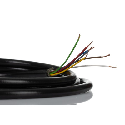 RS PRO Right Angle Female M12 to Unterminated Sensor Actuator Cable, 2m