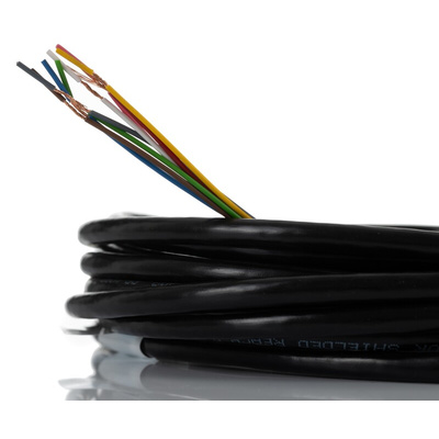 RS PRO Right Angle Female M12 to Unterminated Sensor Actuator Cable, 10m