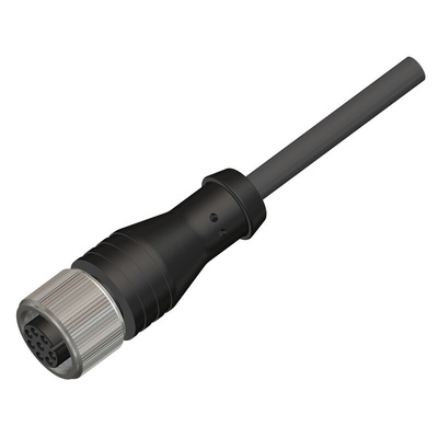 RS PRO Straight Female M12 to Unterminated Sensor Actuator Cable, 10m