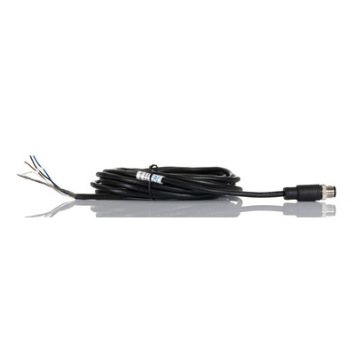 RS PRO Straight Male M12 to Unterminated Sensor Actuator Cable, 10m