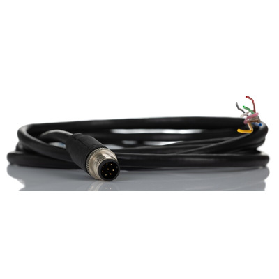 RS PRO Straight Male M12 to Unterminated Sensor Actuator Cable, 2m