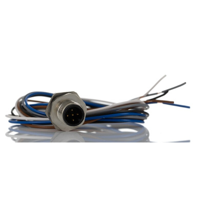 RS PRO Straight Male M12 to Unterminated Sensor Actuator Cable, 500mm