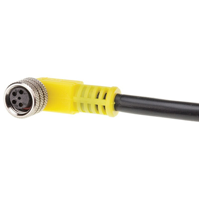 Brad from Molex Right Angle Female 4 way M8 to Unterminated Sensor Actuator Cable, 2m