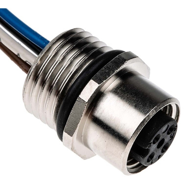 Hirschmann Straight Female 4 way M12 to Unterminated Sensor Actuator Cable, 200mm