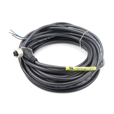 Brad from Molex Right Angle Female 4 way M12 to Unterminated Sensor Actuator Cable, 2m