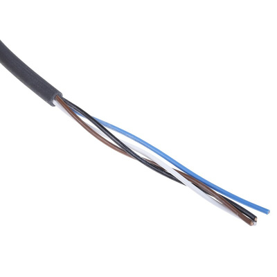 Telemecanique Sensors Straight Female 4 way M12 to Unterminated Sensor Actuator Cable, 5m