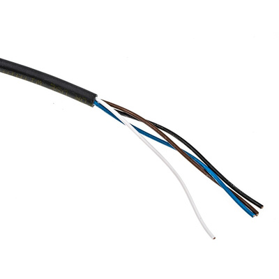 Telemecanique Sensors Right Angle Female 4 way M12 to Unterminated Sensor Actuator Cable, 5m