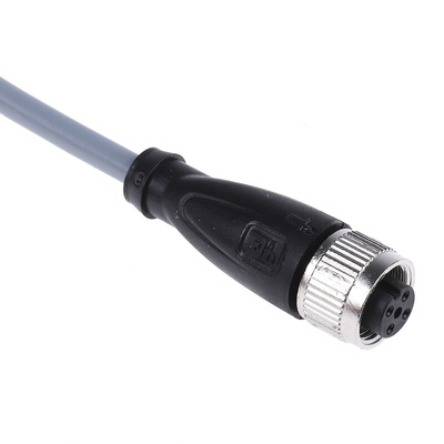 Pepperl + Fuchs Straight Female 4 way M12 to Unterminated Sensor Actuator Cable, 2m