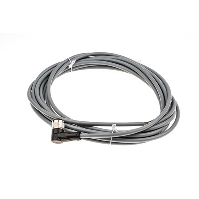 Pepperl + Fuchs Right Angle Female 4 way M12 to Unterminated Sensor Actuator Cable, 5m