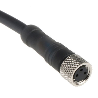 Telemecanique Sensors Straight Female 3 way M8 to Unterminated Sensor Actuator Cable, 5m