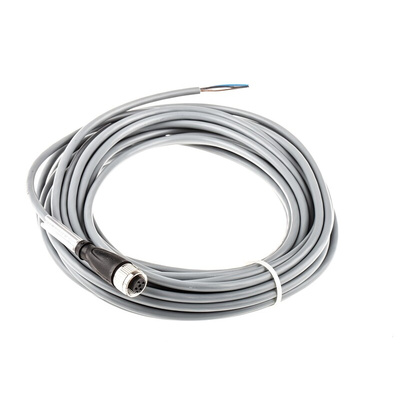 Pepperl + Fuchs Straight Female 4 way M12 to Unterminated Sensor Actuator Cable, 10m