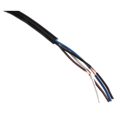 Omron Straight Female 4 way M8 to Unterminated Sensor Actuator Cable, 5m