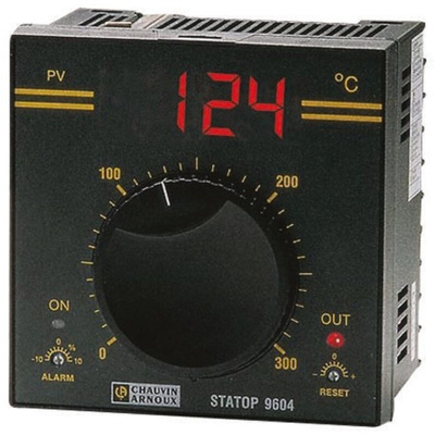 Pyro Controle STATOP Panel Mount On/Off Temperature Controller, 96 x 96mm 1 Input, 1 Output Relay, 90 → 260 V ac