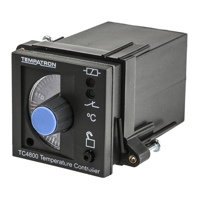 Tempatron 1/16 DIN On/Off Temperature Controller, 48 x 48mm, 1 Output Relay, 110 → 230 V ac Supply Voltage