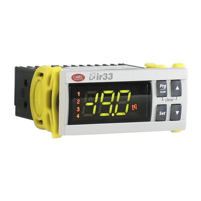 Carel IR33 Panel Mount PID Temperature Controller, 76.2 x 34.2mm 2 (Analogue), 2 (Digital) Input, 4 Output Analogue,