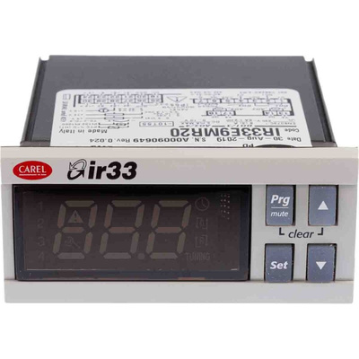 Carel IR33 Panel Mount PID Temperature Controller, 76.2 x 34.2mm 2 (Analogue), 2 (Digital) Input, 4 Output Analogue,