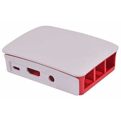 Raspberry Pi 3 B with Official Raspberry Pi White Case