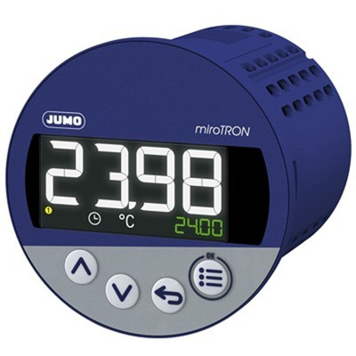 Jumo miroTRON Panel Mount Controller, 60 x 80mm 2 (1Pt100, 1 DI) Input, 1 Output Relay, 230 V ac Supply Voltage PID