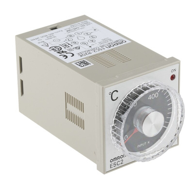 Omron E5C2 On/Off Temperature Controller, 48 x 48mm, 100 → 240 V ac Supply Voltage