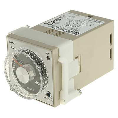 Omron E5C2 On/Off Temperature Controller, 48 x 48 (1/16 DIN)mm, 1 Output Relay, 100 → 240 V ac Supply Voltage