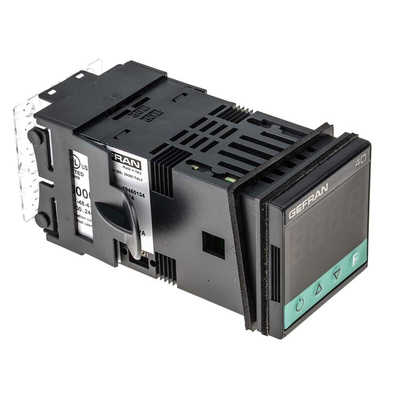 Gefran 40T48 Temperature Indicator, 48 x 48mm, 2 Output Relay, 100 → 240 V ac Supply Voltage