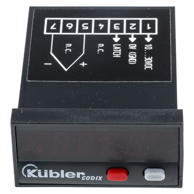 Kübler CODIX 532 On/Off Temperature Controller, 48 x 24 (1/32 DIN)mm, 10 → 30 V dc Supply Voltage
