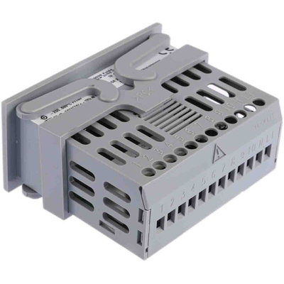 Jumo eTRON Panel Mount Thermostat, 76 x 36mm, 1 Output 1 Relay, 12 → 24 V dc, 24 V ac Supply Voltage