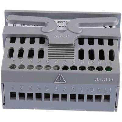 Jumo eTRON Panel Mount Thermostat, 76 x 36mm, 1 Output 1 Relay, 12 → 24 V dc, 24 V ac Supply Voltage