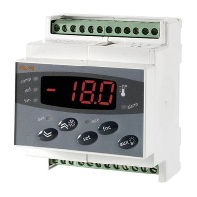 Eliwell DR 983 On/Off Temperature Controller, 70 x 85mm, 230 V ac Supply Voltage