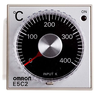 Omron E5C2 On/Off Temperature Controller, 48 x 48mm, 100 → 240 V ac Supply Voltage