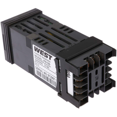 West Instruments P6100 PID Temperature Controller, 48 x 48 (1/16 DIN)mm, 1 Output SSR, 100 V ac, 240 V ac Supply
