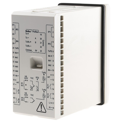 ABB CM50 Panel Mount Controller, 144 x 76mm 2 Input, 5 Output Analogue, Digital, Relay, 100 → 240 V ac Supply