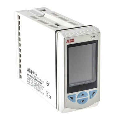 ABB CM10 DIN Rail Process Controller, 97 x 50mm 2 Input, 2 Output Analogue, Relay, 100 → 240 V ac Supply Voltage