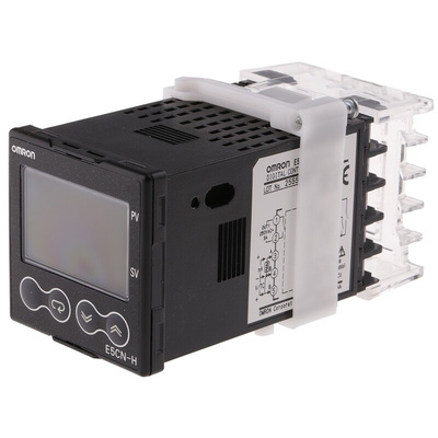 Omron E5CN PID Temperature Controller, 48 x 48mm, 2 Output Relay, 100 → 240 V ac Supply Voltage