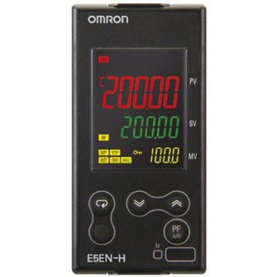 Omron E5EN PID Temperature Controller, 48 x 96mm, 3 Output Relay, 24 V ac/dc Supply Voltage