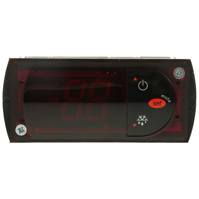 Carel PJ Easy On/Off Temperature Controller, 36 x 81mm, 230 V ac Supply Voltage