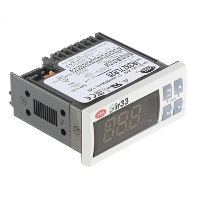 Carel IR33 Panel Mount PID Temperature Controller, 76.2 x 34.2mm, 4 Output Relay, 12 → 24 V ac, 12 → 30 V
