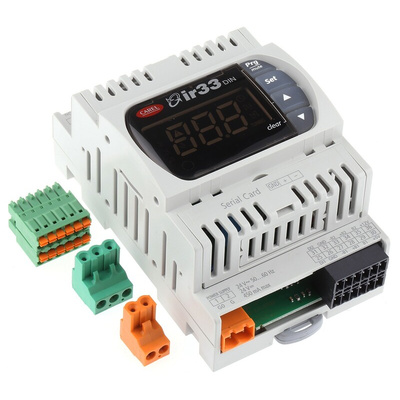 Carel DN33 PID Temperature Controller, 144 x 70mm, 1 Output Relay, 24 V ac/dc Supply Voltage