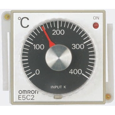 Omron E5C2 On/Off Temperature Controller, 48 x 48mm, 100 → 240 V ac Supply Voltage