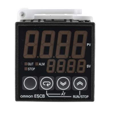 Omron E5CB PID Temperature Controller, 48 x 48mm, 1 Output Relay, 24 V ac/dc Supply Voltage ON/OFF