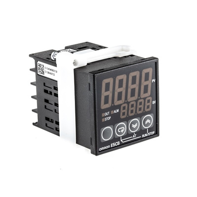 Omron E5CB PID Temperature Controller, 48 x 48mm, 1 Output Relay, 100 → 240 V ac Supply Voltage ON/OFF