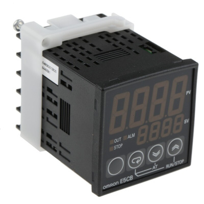 Omron E5CB PID Temperature Controller, 48 x 48mm, 1 Output Relay, 100 → 240 V ac Supply Voltage ON/OFF