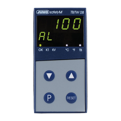 Jumo TB/TW 08 Temperature Limiter, 96 x 48mm 1 Input, 3 Output Analogue, 110 → 240 V ac Supply Voltage