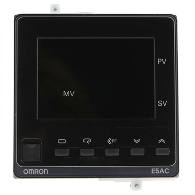 Omron E5AC PID Temperature Controller, 96 x 96mm, 1 Output Linear, 100 → 240 V ac Supply Voltage