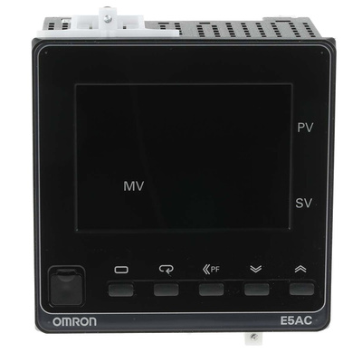 Omron E5AC PID Temperature Controller, 96 x 96mm, 1 Output Relay, 100 → 240 V ac Supply Voltage